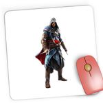 PC, gaming si accesorii - Periferice PC - Mousepad - Mousepad Gaming Assassin's Creed Ezio Auditore Video Game, 21x19 cm - Infinity.ro