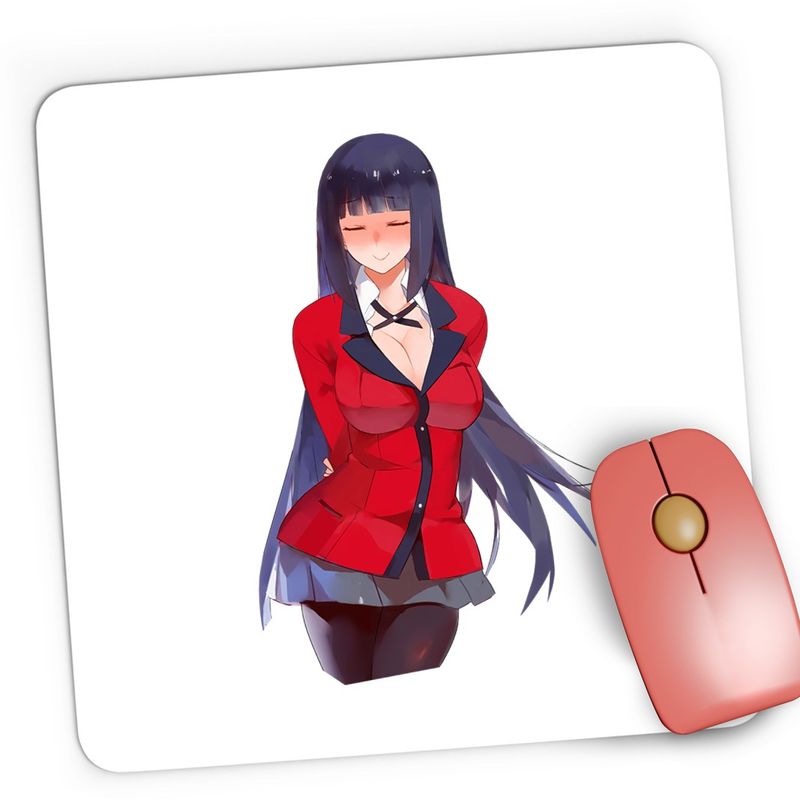 PC, gaming si accesorii - Periferice PC - Mousepad - Mousepad Gaming Kakegurui Yumeko Jabami Art Anime, 21x19 cm - Infinity.ro
