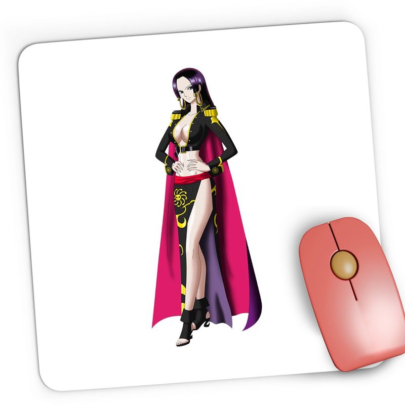 PC, gaming si accesorii - Periferice PC - Mousepad - Mousepad Gaming One Piece Anime Boa Hancock Capitan Marinar, 21x19 cm - Infinity.ro