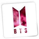 PC, gaming si accesorii - Periferice PC - Mousepad - Mousepad Gaming BTS K-Pop Logo Space Galaxy, 21x19 cm - Infinity.ro