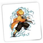PC, gaming si accesorii - Periferice PC - Mousepad - Mousepad Gaming Kimetsu no Yaiba Zenitsu Attack, 21x19 cm - Infinity.ro