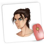 PC, gaming si accesorii - Periferice PC - Mousepad - Mousepad Gaming Attack on Titan Eren Yeager Anime Fortnite, 21x19 cm - Infinity.ro
