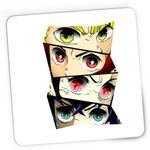 PC, gaming si accesorii - Periferice PC - Mousepad - Mousepad Gaming Kimetsu no Yaiba Blande Priviri Dark Anime, 21x19 cm - Infinity.ro