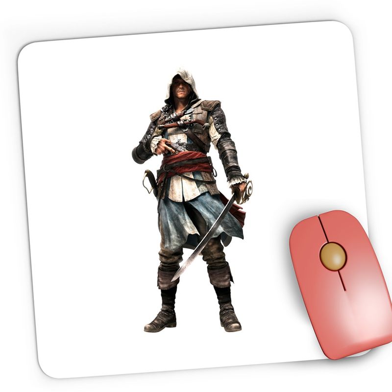 PC, gaming si accesorii - Periferice PC - Mousepad - Mousepad Gaming Assasin's Creed Master Ezio Auditore, 21x19 cm - Infinity.ro