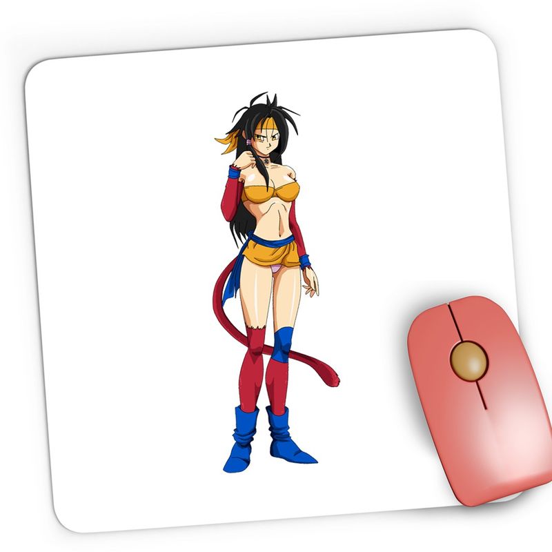 PC, gaming si accesorii - Periferice PC - Mousepad - Mousepad Gaming Dragon Ball Z Pan Sotie Dragobete Anime Gift, 21x19 cm - Infinity.ro
