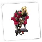 PC, gaming si accesorii - Periferice PC - Mousepad - Mousepad Gaming Death Note Misa Amane Throne Ispita, 21x19 cm - Infinity.ro