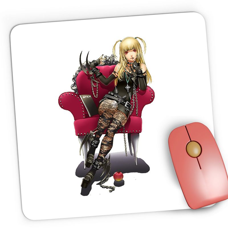 PC, gaming si accesorii - Periferice PC - Mousepad - Mousepad Gaming Death Note Misa Amane Throne Ispita, 21x19 cm - Infinity.ro