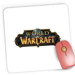 PC, gaming si accesorii - Periferice PC - Mousepad - Mousepad Gaming World of Warcraft Logo WoW, 21x19 cm - Infinity.ro