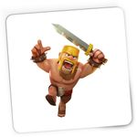 PC, gaming si accesorii - Periferice PC - Mousepad - Mousepad Gaming Barbarian Clash Royale Fortnite, 21x19 cm - Infinity.ro