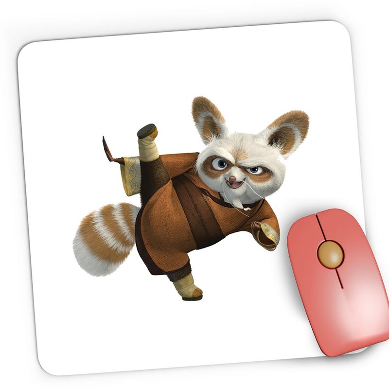 PC, gaming si accesorii - Periferice PC - Mousepad - Mousepad Gaming Kung Fu Panda Master Shifu Sensei Antrenor, 21x19 cm - Infinity.ro