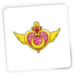 PC, gaming si accesorii - Periferice PC - Mousepad - Mousepad Gaming Sailor Moon Diadema Inima Transformation Anime, 21x19 cm - Infinity.ro