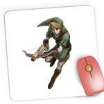 PC, gaming si accesorii - Periferice PC - Mousepad - Mousepad Gaming Legend of Zelda Link Arbaleta Sky, 21x19 cm - Infinity.ro