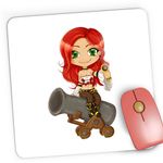 PC, gaming si accesorii - Periferice PC - Mousepad - Mousepad Gaming League of Legends Akali LoL Rebel Girl, 21x19 cm - Infinity.ro