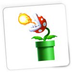 PC, gaming si accesorii - Periferice PC - Mousepad - Mousepad Gaming Super Mario Bros Planta Carnivora Wii, 21x19 cm - Infinity.ro