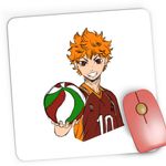 PC, gaming si accesorii - Periferice PC - Mousepad - Mousepad Gaming Haikyuu Hinata Dragobete Volei Haikyu!!, 21x19 cm - Infinity.ro