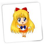 PC, gaming si accesorii - Periferice PC - Mousepad - Mousepad Gaming Sailor Moon Venus Ochi Albastri Chibi, 21x19 cm - Infinity.ro