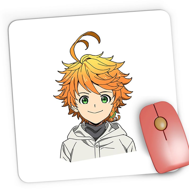 PC, gaming si accesorii - Periferice PC - Mousepad - Mousepad Gaming The Promised Neverland Emma Anime Manga, 21x19 cm - Infinity.ro