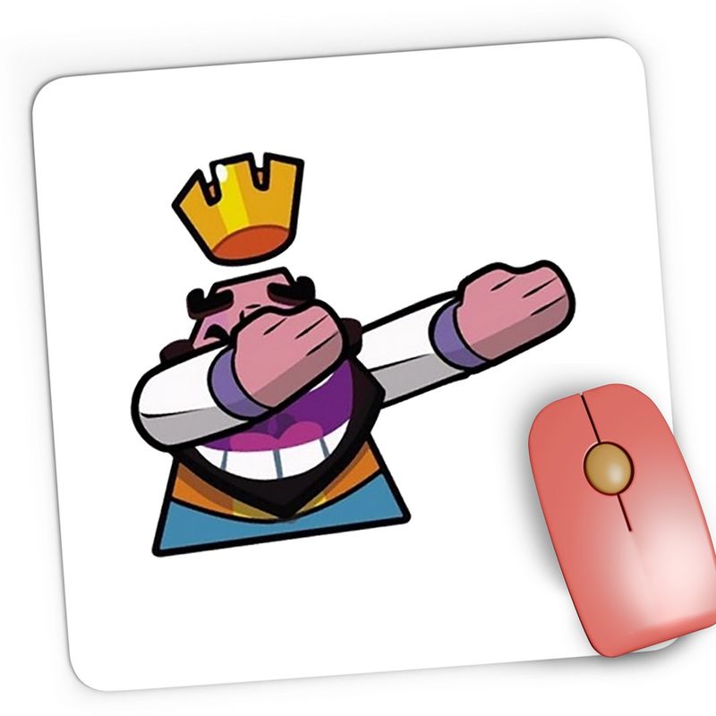 PC, gaming si accesorii - Periferice PC - Mousepad - Mousepad Gaming Fortnite King Clash Royale Clans, 21x19 cm - Infinity.ro