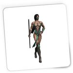 PC, gaming si accesorii - Periferice PC - Mousepad - Mousepad Gaming Mortal Kombat Jade Green Diamond Game, 21x19 cm - Infinity.ro
