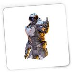 PC, gaming si accesorii - Periferice PC - Mousepad - Mousepad Gaming Quake Master Halo Anniversary Middle Finger Injury Bad Boy, 21x19 cm - Infinity.ro