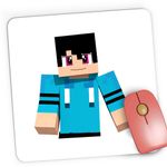 PC, gaming si accesorii - Periferice PC - Mousepad - Mousepad Gaming Minecraft Happy Alex, 21x19 cm - Infinity.ro