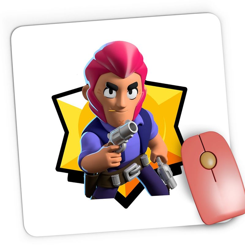 PC, gaming si accesorii - Periferice PC - Mousepad - Mousepad Gaming Colt Brawl Stars Fortnite, 21x19 cm - Infinity.ro