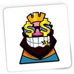 PC, gaming si accesorii - Periferice PC - Mousepad - Mousepad Gaming King Clash Royale Minecraft, 21x19 cm - Infinity.ro