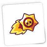 PC, gaming si accesorii - Periferice PC - Mousepad - Mousepad Gaming Brawl Stars Play Logo, 21x19 cm - Infinity.ro