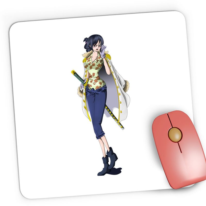 PC, gaming si accesorii - Periferice PC - Mousepad - Mousepad Gaming One Piece Crocodile Female Pirate Warrior, 21x19 cm - Infinity.ro