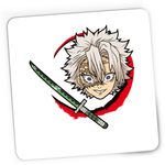PC, gaming si accesorii - Periferice PC - Mousepad - Mousepad Gaming Demon Slayer Sanemi Bebe Samurai, 21x19 cm - Infinity.ro