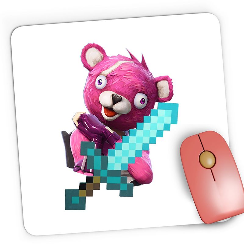 PC, gaming si accesorii - Periferice PC - Mousepad - Mousepad Gaming Cuddle Team Leader Fortnite Minecraft, 21x19 cm - Infinity.ro
