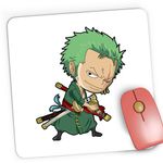 PC, gaming si accesorii - Periferice PC - Mousepad - Mousepad Gaming One Piece Roronoa Zoro Copil Pirate Hunter, 21x19 cm - Infinity.ro