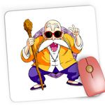 PC, gaming si accesorii - Periferice PC - Mousepad - Mousepad Gaming Dragon Ball Z Master Roshi Sensei Profesor Socru, 21x19 cm - Infinity.ro