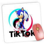 PC, gaming si accesorii - Periferice PC - Mousepad - Mousepad Gaming Sonic the Hedgehog Tiktok Tik Tok Creator Play, 21x19 cm - Infinity.ro