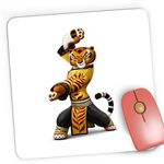 PC, gaming si accesorii - Periferice PC - Mousepad - Mousepad Gaming Kung Fu Panda Tigroaica Karate Ninja, 21x19 cm - Infinity.ro