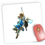 PC, gaming si accesorii - Periferice PC - Mousepad - Mousepad Gaming Legend of Zelda Link Minecraft Game, 21x19 cm - Infinity.ro