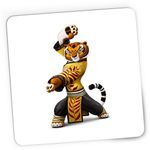 PC, gaming si accesorii - Periferice PC - Mousepad - Mousepad Gaming Kung Fu Panda Tigroaica Karate Ninja, 21x19 cm - Infinity.ro