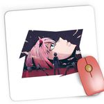 PC, gaming si accesorii - Periferice PC - Mousepad - Mousepad Gaming Darling in the FranXX Hiro Anime, 21x19 cm - Infinity.ro