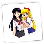 PC, gaming si accesorii - Periferice PC - Mousepad - Mousepad Gaming Sailor Moon Marte Venus Anime Manga, 21x19 cm - Infinity.ro