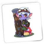 PC, gaming si accesorii - Periferice PC - Mousepad - Mousepad Gaming League of Legends Akali Random Game LoL, 21x19 cm - Infinity.ro