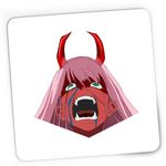 PC, gaming si accesorii - Periferice PC - Mousepad - Mousepad Gaming Darling in the FranXX Zero Two Rage Anime, 21x19 cm - Infinity.ro