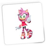 PC, gaming si accesorii - Periferice PC - Mousepad - Mousepad Gaming Sonic Hedgehog Iubita Amy Rose, 21x19 cm - Infinity.ro