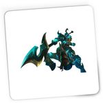 PC, gaming si accesorii - Periferice PC - Mousepad - Mousepad Gaming League of Legends Hecarim Dragon Centaur LoL, 21x19 cm - Infinity.ro