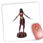 PC, gaming si accesorii - Periferice PC - Mousepad - Mousepad Gaming Mortal Kombat Mileena Daggers Ninja Battle, 21x19 cm - Infinity.ro