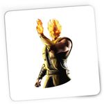 PC, gaming si accesorii - Periferice PC - Mousepad - Mousepad Gaming Mortal Kombat Shinnok Gold Fire Christmas Player, 21x19 cm - Infinity.ro