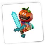 PC, gaming si accesorii - Periferice PC - Mousepad - Mousepad Gaming Tomato Fortnite Minecraft Diamond Sword, 21x19 cm - Infinity.ro