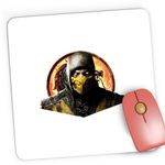 PC, gaming si accesorii - Periferice PC - Mousepad - Mousepad Gaming Mortal Kombat Trilogy Scorpio Lupta Gaming PS5, 21x19 cm - Infinity.ro