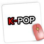 PC, gaming si accesorii - Periferice PC - Mousepad - Mousepad Gaming Blackpink K Pop Logo Kpop, 21x19 cm - Infinity.ro