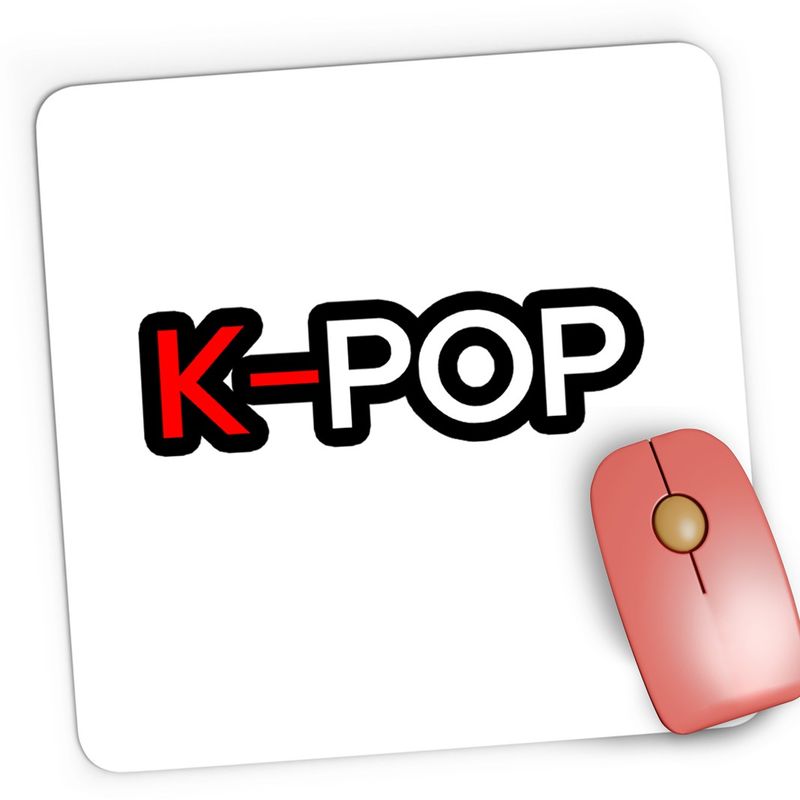 PC, gaming si accesorii - Periferice PC - Mousepad - Mousepad Gaming Blackpink K Pop Logo Kpop, 21x19 cm - Infinity.ro