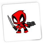 PC, gaming si accesorii - Periferice PC - Mousepad - Mousepad Gaming Deadpool Baby Marvel Ninja, 21x19 cm - Infinity.ro